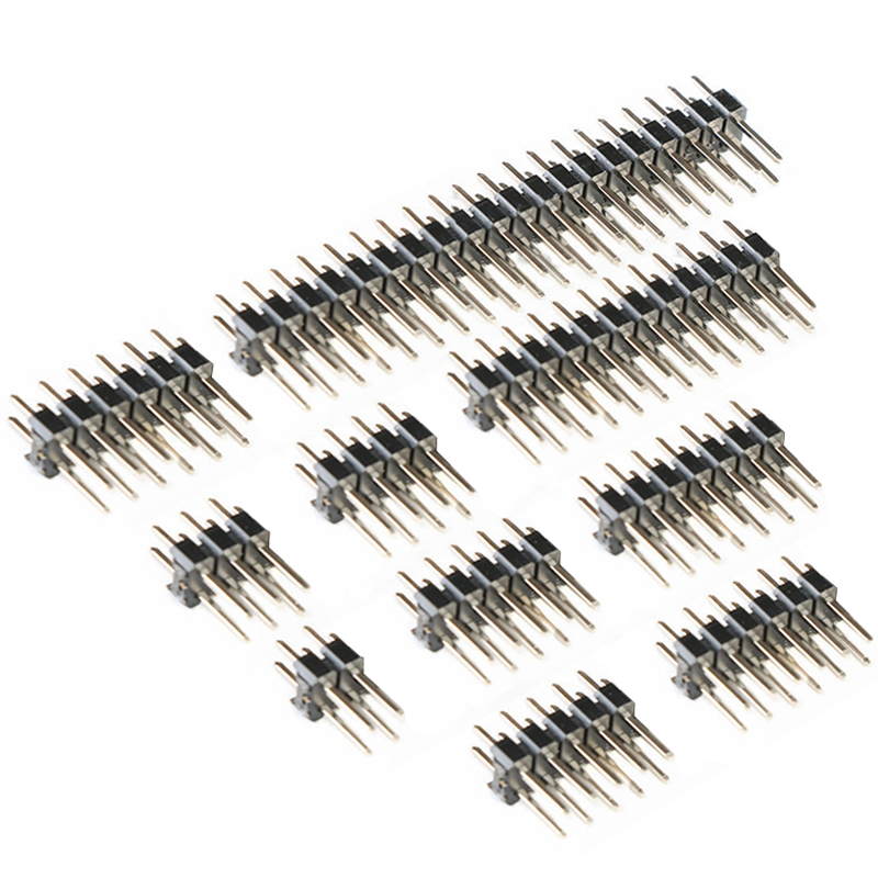 2.54mm double row male PCB boa - Male Female Header Pin avaliação e preço