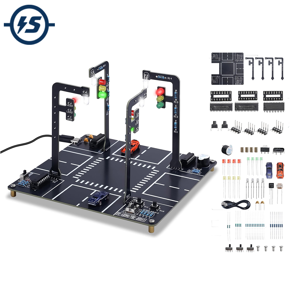 Traffic Light Simulator Kit wi - Diy Electronics Kits For Adults avaliação e preço