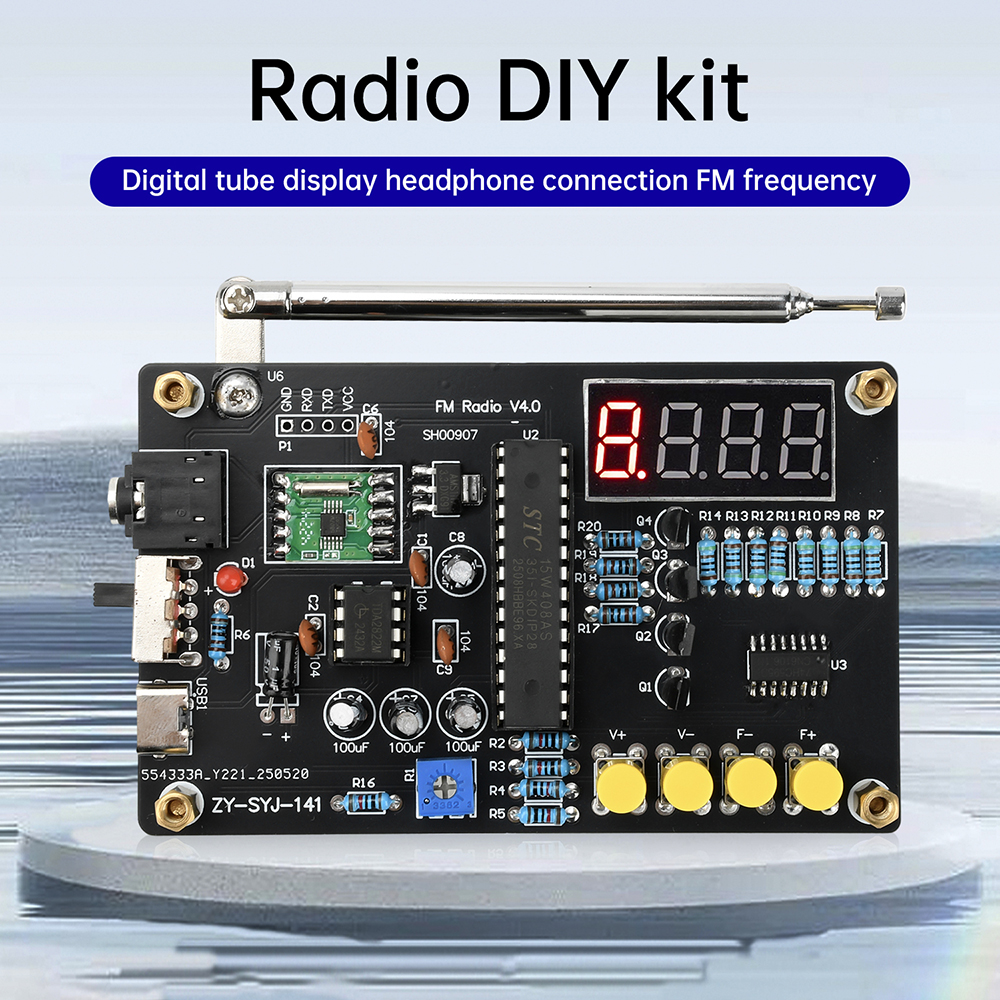 DIY RDA5807M Radio Kit 87-108M - Diy Electronics Youtube avaliação e preço